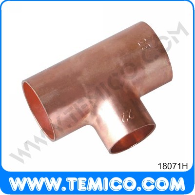 Copper tee reducing CCC (18071H)