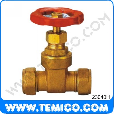 Gate valve with compression end (23040H)