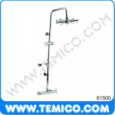 Sliding bar with hand shower and overhead shower (61500)