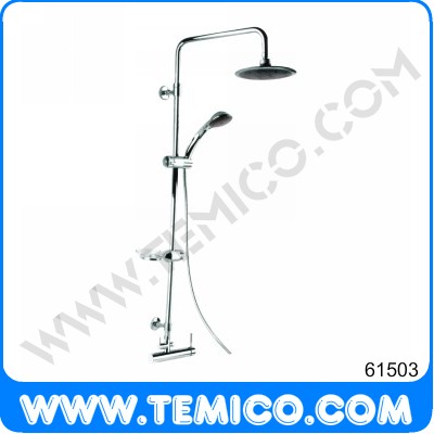 Sliding bar with hand shower and overhead shower (61503)
