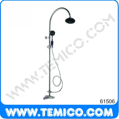 Sliding bar with hand shower and overhead shower (61506)