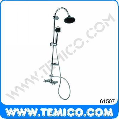 Sliding bar with hand shower and overhead shower (61507)