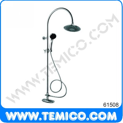 Sliding bar with hand shower and overhead shower (61508)