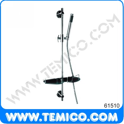 Sliding bar with hand shower  (61510)