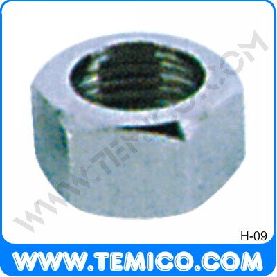 Clear edges zinc alloy nut (H-09)