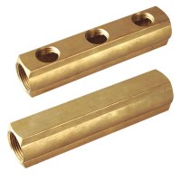 Brass bar manifold  interaxis 50(1760H)