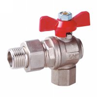 Mele/female angle valve with union connection(20807-ALBR)