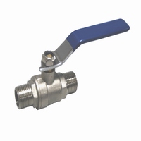 Ball valve brass for gas blue lever npt(20936N-IBLB)