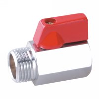 Male/female mini ball valve with aluminium handle(22601C-ALSR)
