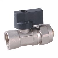 Ball valve with plastic handle for AL-PEX pipe(22710N-PLSH)