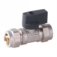 Ball valve with plastic handle for AL-PEX pipe(22720N-PLSH)