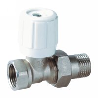 Straighte radiator valve with handle(25202N)