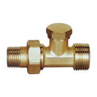 Straight radiator valve wirh lockshield(25234N)