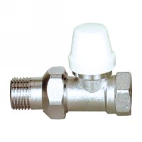 Straight radiator valve wirh lockshield(25244N)