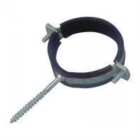 Steel clamp with rubber(56013)