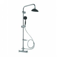 Sliding bar with hand shower and overhead shower(61505)