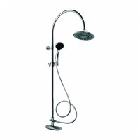 Sliding bar with hand shower and overhead shower(61508)