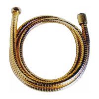 Brass golden-plated shower hose,single lock(HB15)